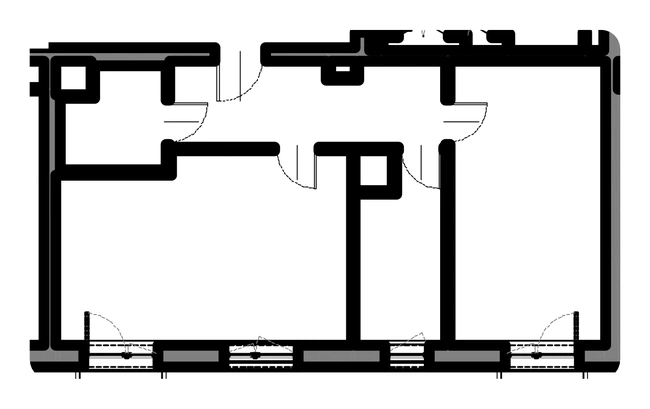 Rzut mieszkania M54